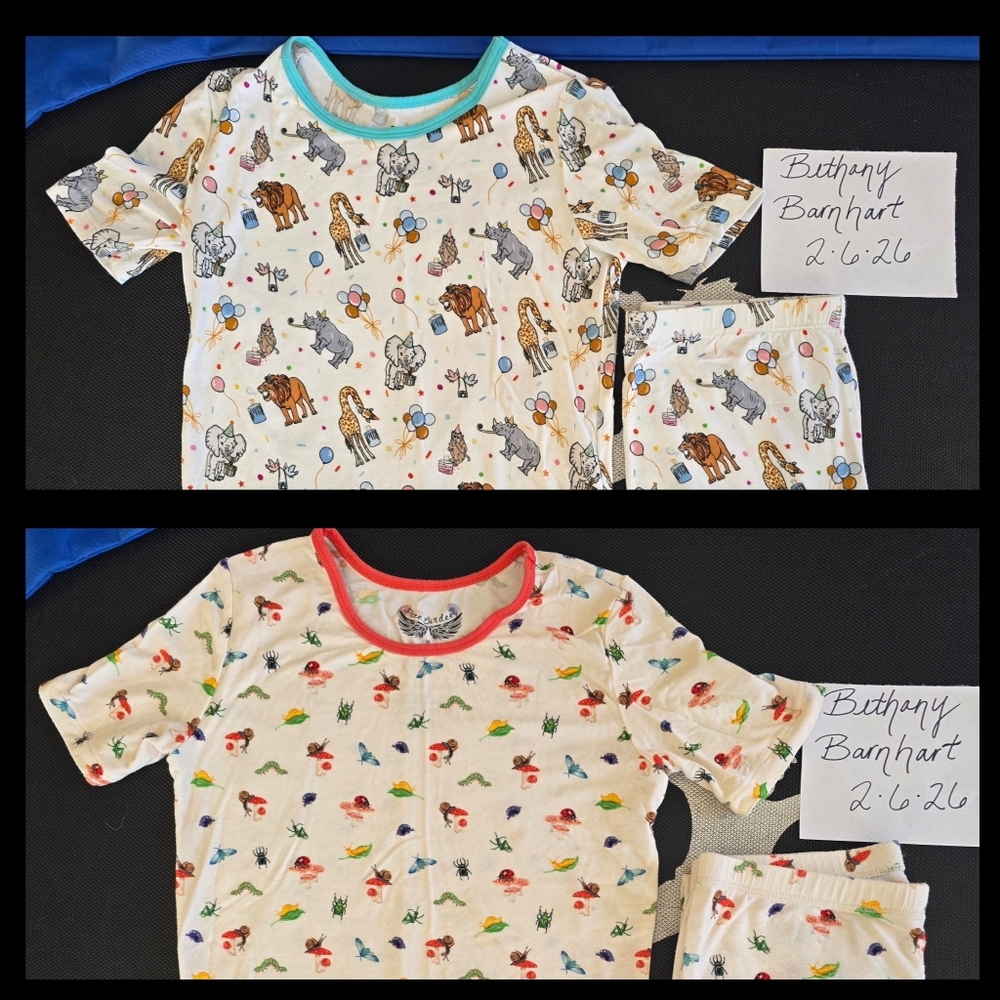 Spring and Summer Bamboo Pajama Sets Bundle
